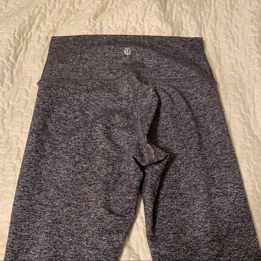 lululemon athletica Heathered Dark Gray Leggings